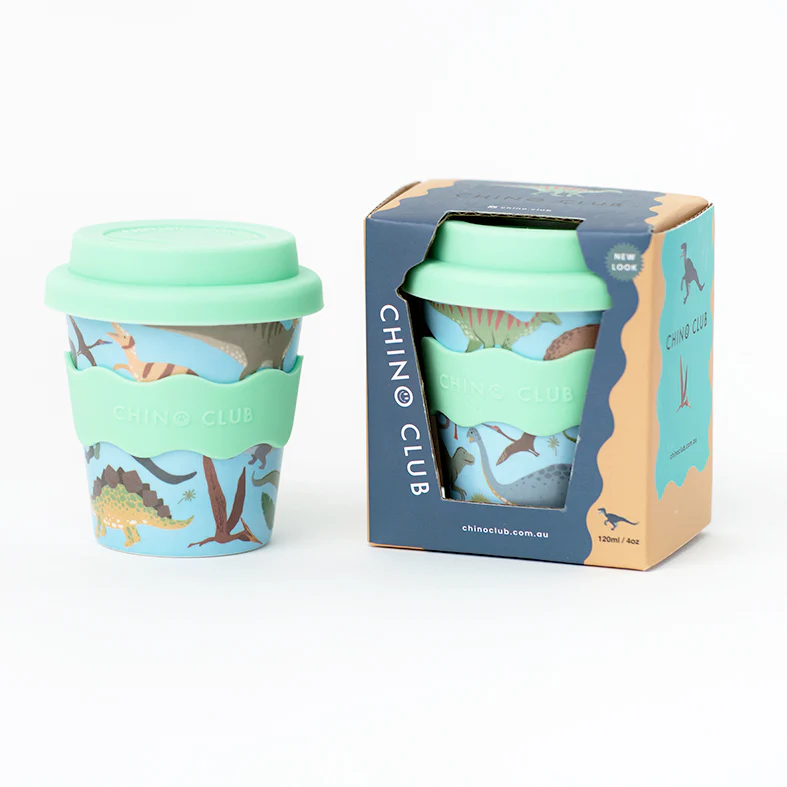 CHINO CLUB - BAMBOO BABY CHINO CUP | 4 OZ | DINO 