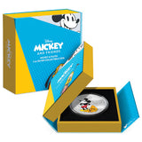 NEW ZEALAND MINT - DISNEY MICKEY & FRIENDS | MICKEY & PLUTO 3OZ SILVER COIN