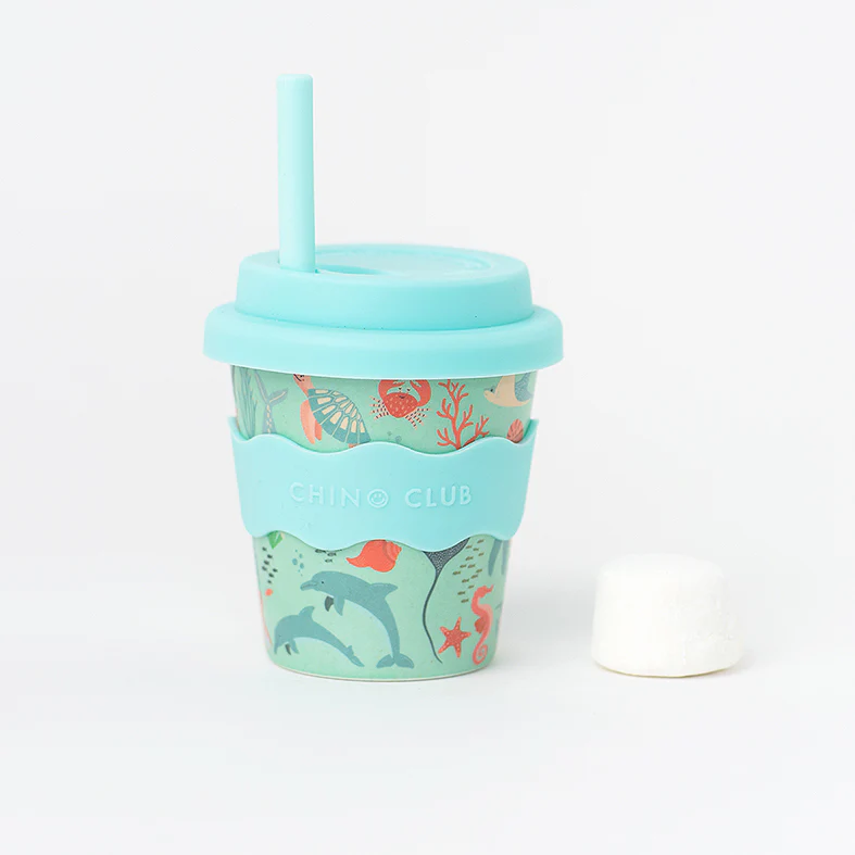 CHINO CLUB - BAMBOO BABY CHINO CUP | 4 OZ | OCEAN 