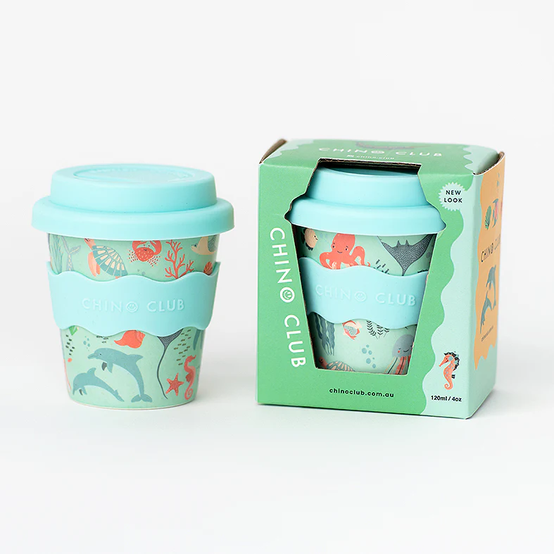 CHINO CLUB - BAMBOO BABY CHINO CUP | 4 OZ | OCEAN 