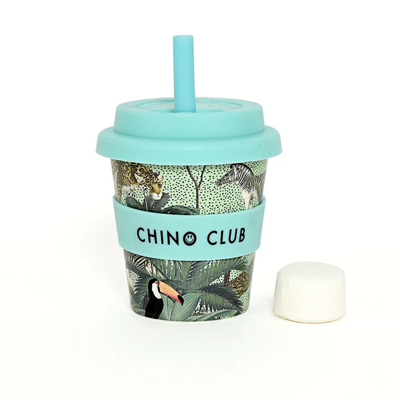 CHINO CLUB - BAMBOO BABY CHINO CUP | 4 OZ | JUNGLE BABY