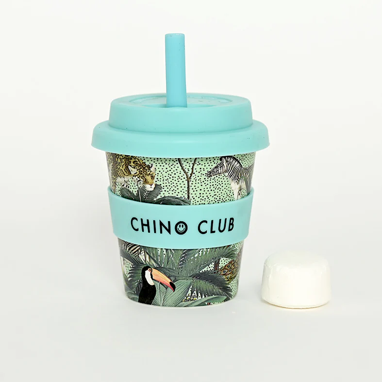 CHINO CLUB - BAMBOO BABY CHINO CUP | 4 OZ | JUNGLE BABY
