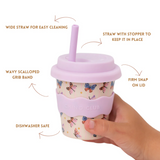 CHINO CLUB - BAMBOO BABY CHINO CUP | 4 OZ | BUTTERFLY