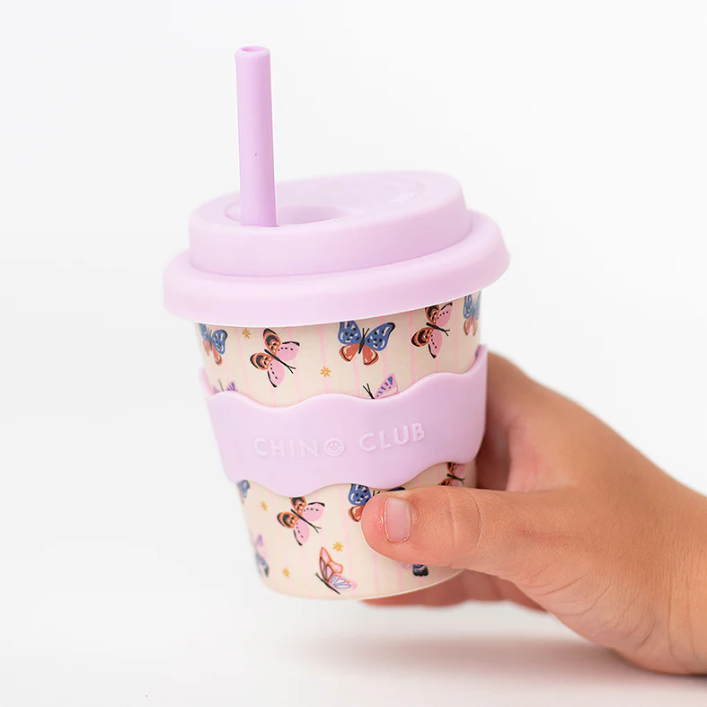 CHINO CLUB - BAMBOO BABY CHINO CUP | 4 OZ | BUTTERFLY