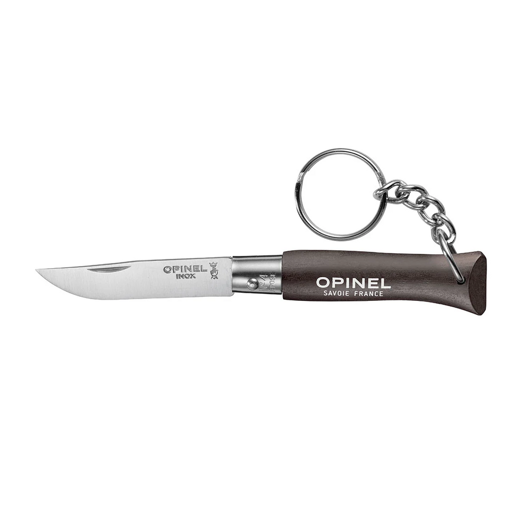 OPINEL - KEYCHAIN NO. 04 STAINLESS STEEL POCKET KNIFE | BLACK