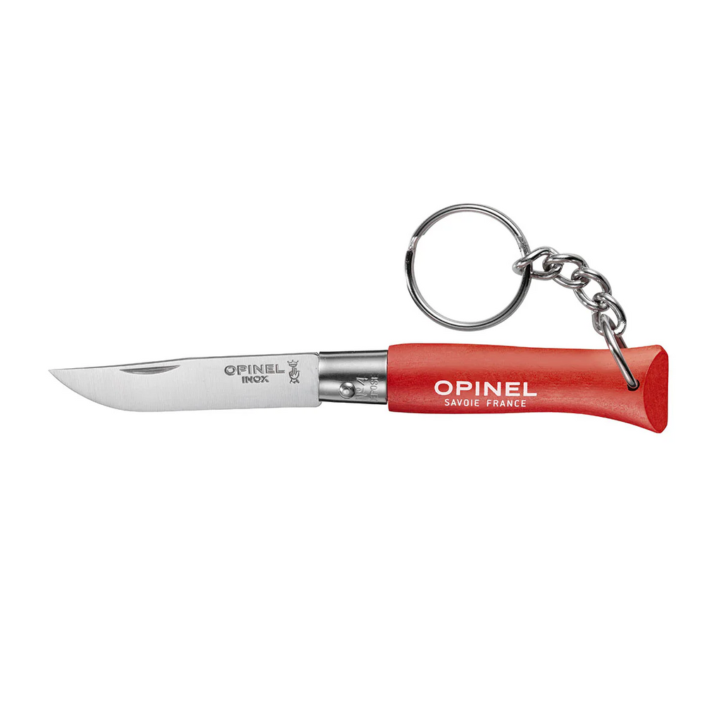 OPINEL - KEYCHAIN NO. 04 STAINLESS STEEL POCKET KNIFE | RED