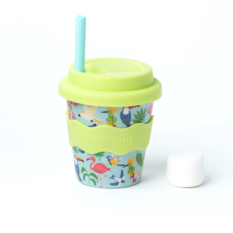 CHINO CLUB - BAMBOO BABY CHINO CUP | 4 OZ | BIRDS