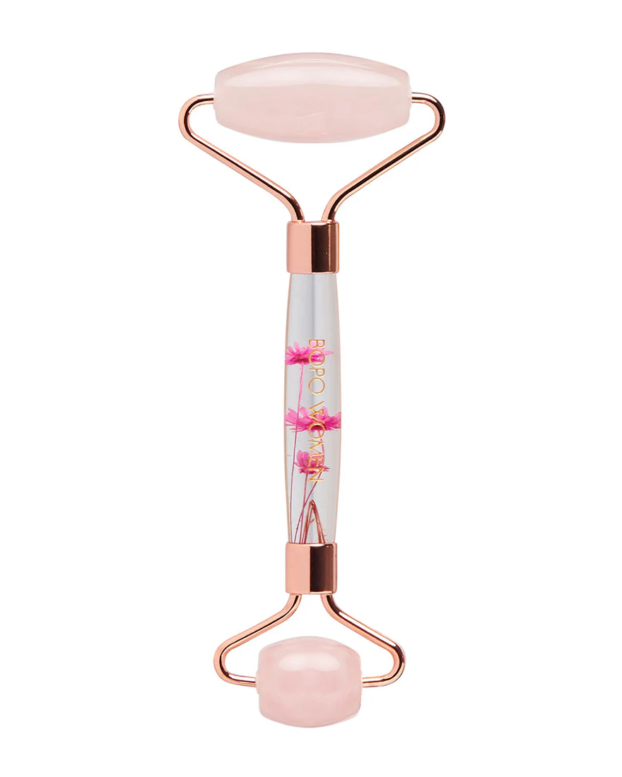 BOPO WOMEN - FACIAL ROLLER | FLORAL QUARTZ