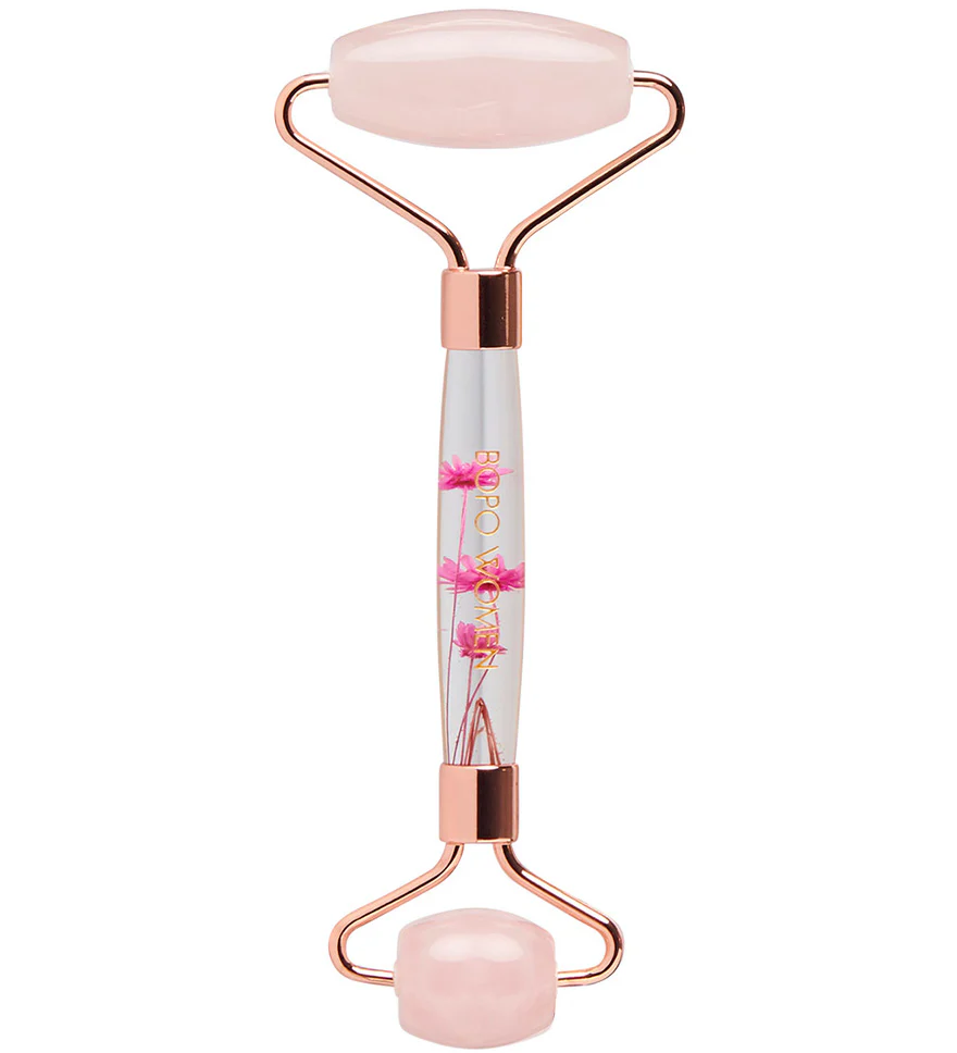 BOPO WOMEN - FACIAL ROLLER | FLORAL QUARTZ