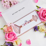 BOPO WOMEN - FACIAL ROLLER | FLORAL QUARTZ