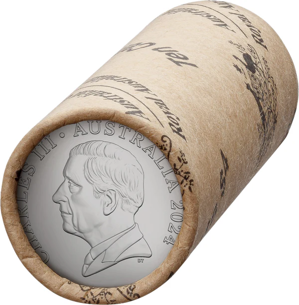 ROYAL AUSTRALIAN MINT - 2024 10C CIRCULATING COIN ROLL PREMIUM (H/T) KING CHARLES III