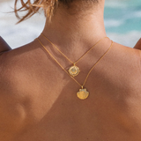 MTL - SUN SHELL NECKLACE IN 18K GOLD VERMEIL