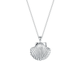 MTL - SUN SHELL NECKLACE IN STERLING SILVER