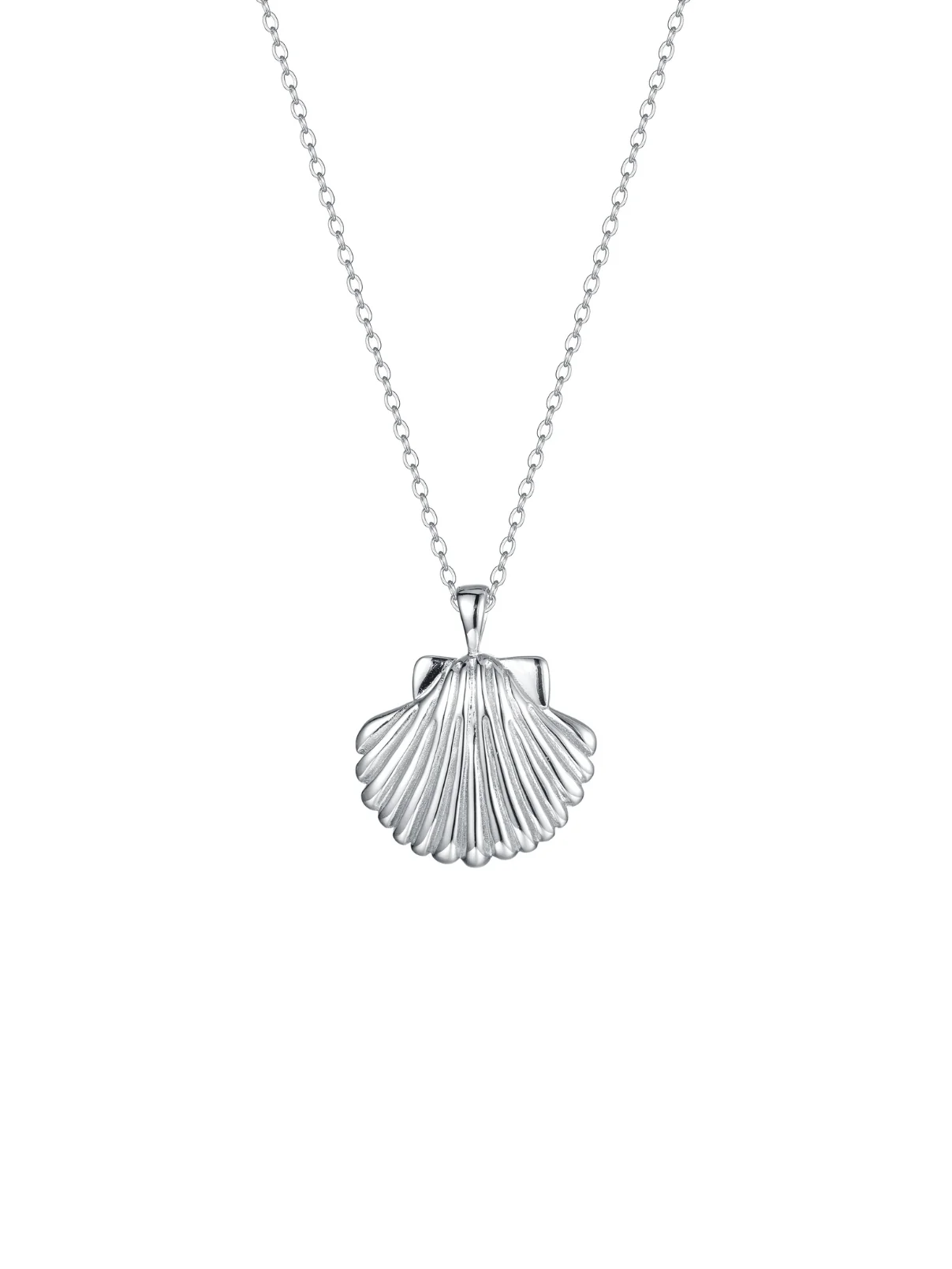 MTL - SUN SHELL NECKLACE IN STERLING SILVER