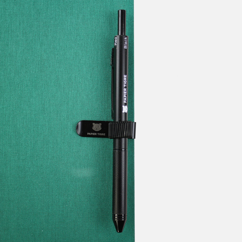 PAPIER TIGRE - PEN HOLDER/CLIP | BLACK