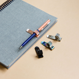 PAPIER TIGRE - PEN HOLDER/CLIP | SILVER