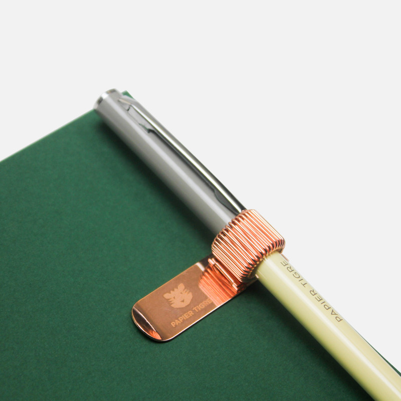 PAPIER TIGRE - PEN HOLDER/CLIP | ROSE GOLD