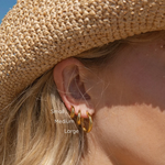 MTL - ISLAND GLOW | HOOPS IN 18K GOLD | LARGE