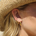 MTL - ISLAND GLOW | HOOPS IN 18K GOLD | LARGE