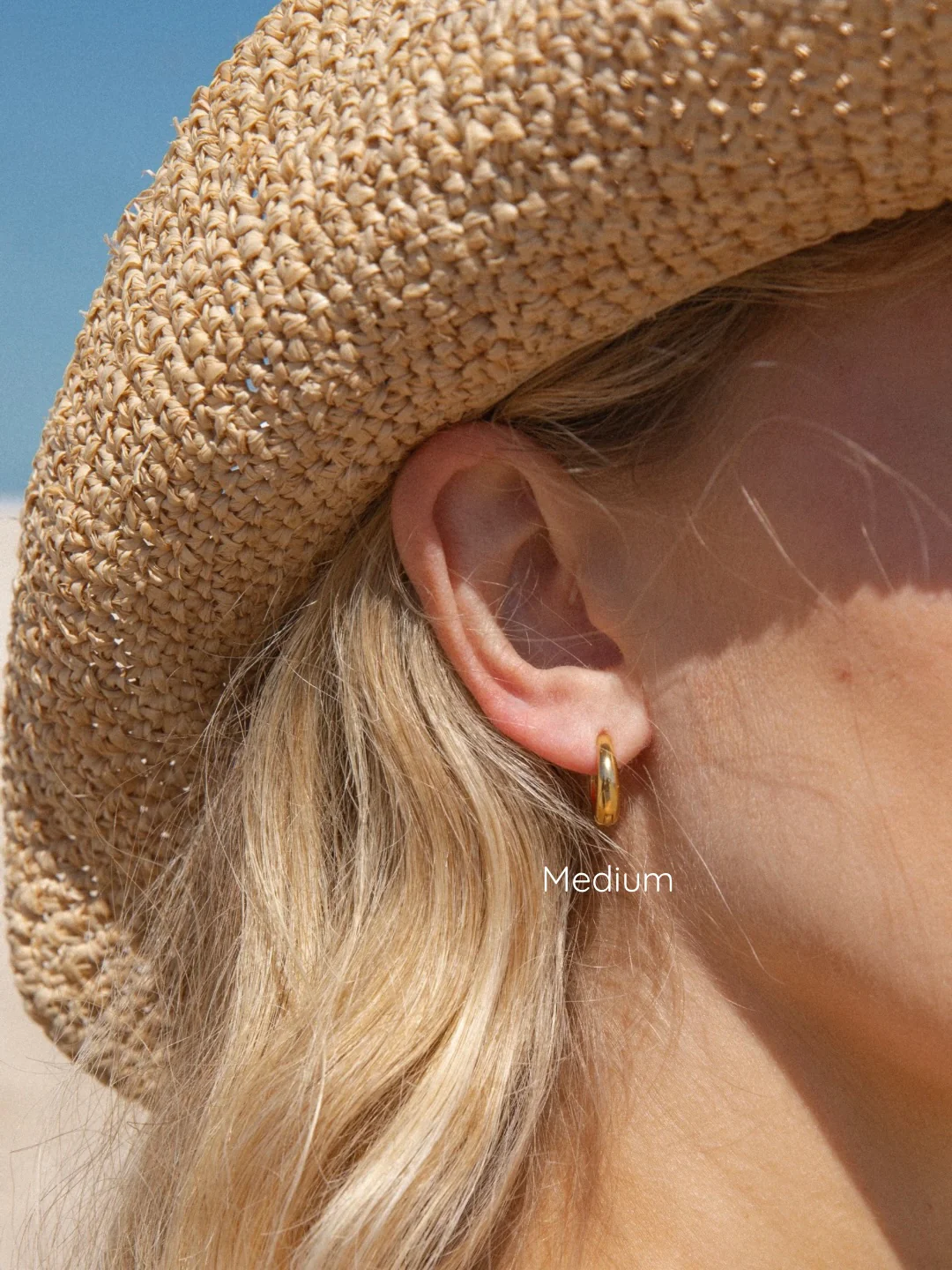 MTL - ISLAND GLOW | HOOPS IN 18K GOLD | LARGE