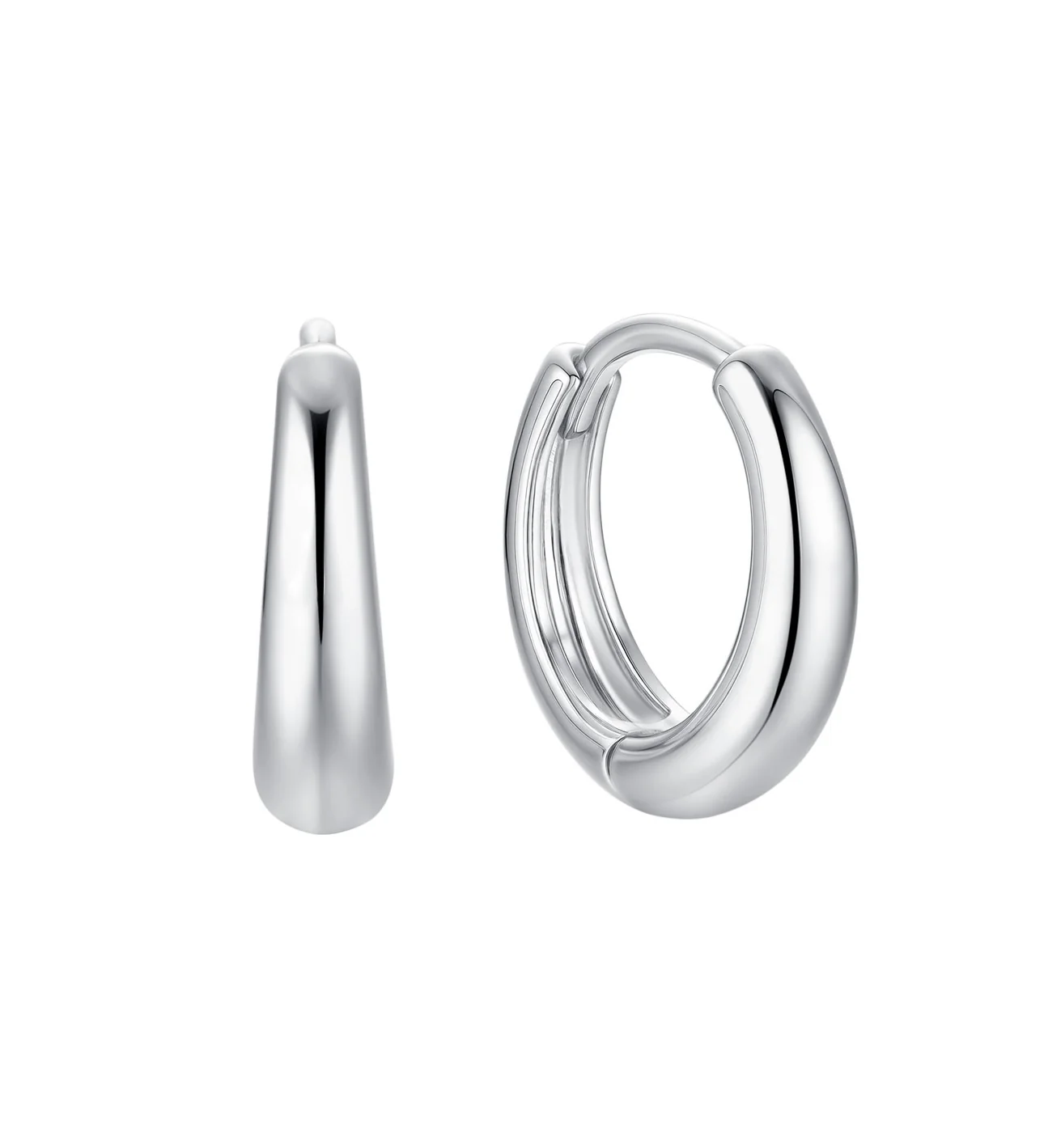 MTL - ISLAND GLOW | HOOPS IN STERLING SILVER | SMALL