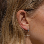MTL - ISLAND GLOW | HOOPS IN STERLING SILVER | SMALL