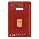 THE PERTH MINT - BULLION | LAKSHMI 1G GOLD MINTED BAR