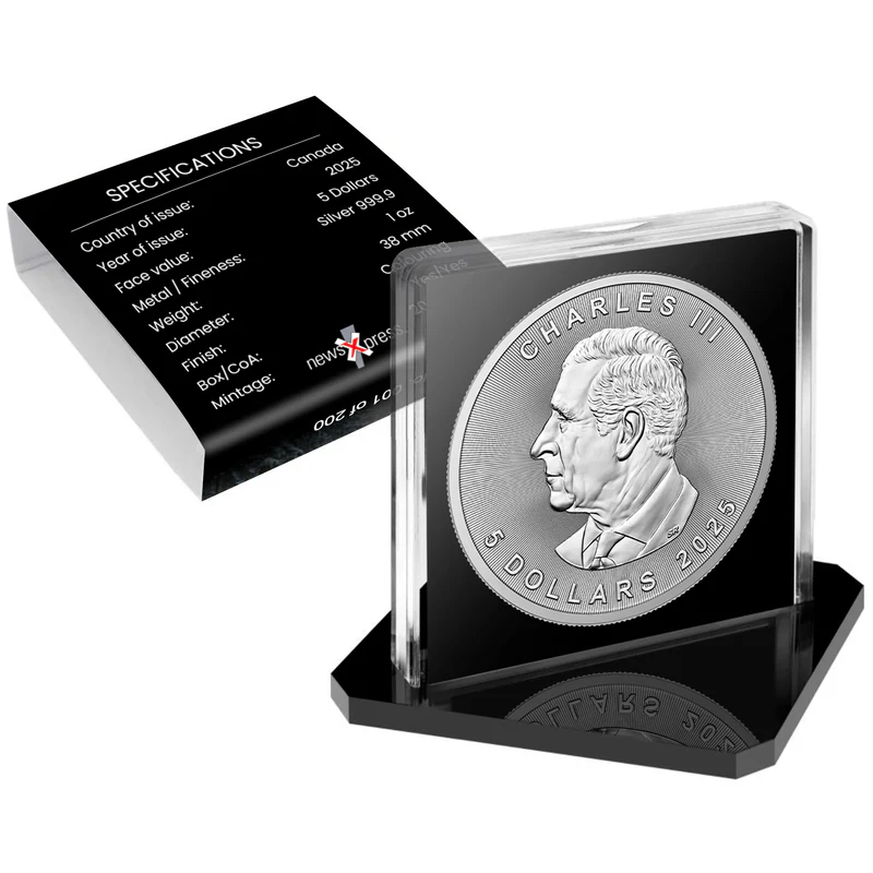 O&G - WINTER BEAVER 2025 CANADA MAPLE LEAF 1OZ SILVER COIN