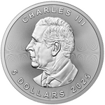 O&G - WINTER BEAVER 2025 CANADA MAPLE LEAF 1OZ SILVER COIN