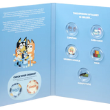 ROYAL AUSTRALIAN MINT - BLUEY 2026 $2 UNCIRCULATED COLLECTION FOLDER AND FIVE-COIN SET