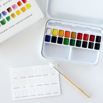 EMILY LEX STUDIO - WATERCOLOUR PAINT SET 18 COLOURS WITH BRUSH