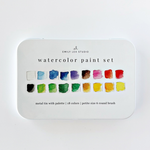 EMILY LEX STUDIO - WATERCOLOUR PAINT SET 18 COLOURS WITH BRUSH