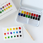 EMILY LEX STUDIO - WATERCOLOUR PAINT SET 18 COLOURS WITH BRUSH