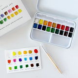 EMILY LEX STUDIO - WATERCOLOUR PAINT SET 18 COLOURS WITH BRUSH