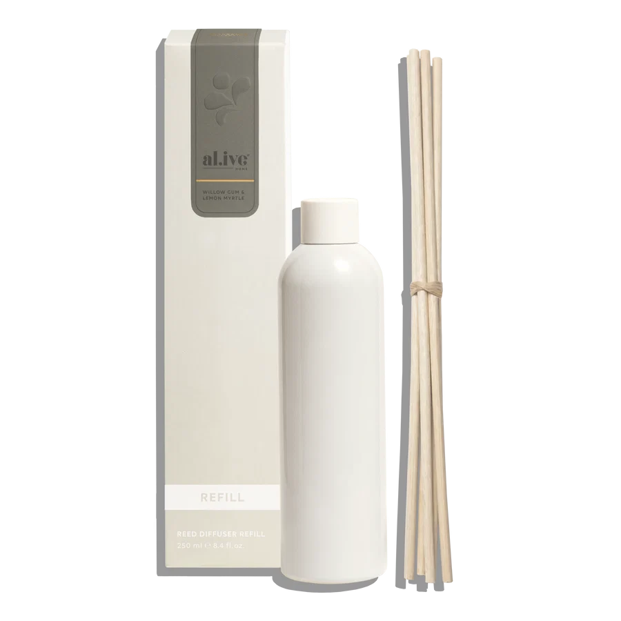 AL.IVE BODY - REED DIFFUSER REFILL | WILLOW GUM & LEMON MYRTLE