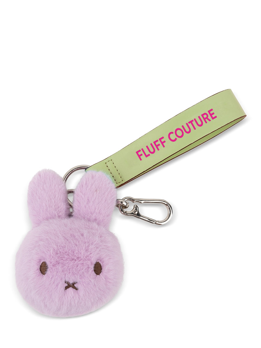 Miffy ECO Fuzzy Bag Charm Lilac 11cm
