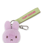 Miffy ECO Fuzzy Bag Charm Lilac 11cm