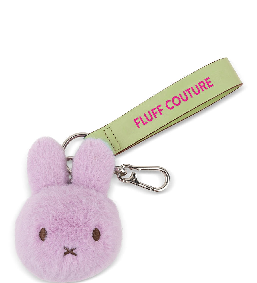 Miffy ECO Fuzzy Bag Charm Lilac 11cm