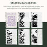 Still&Slow One Colour Colouring Book Spring Edition