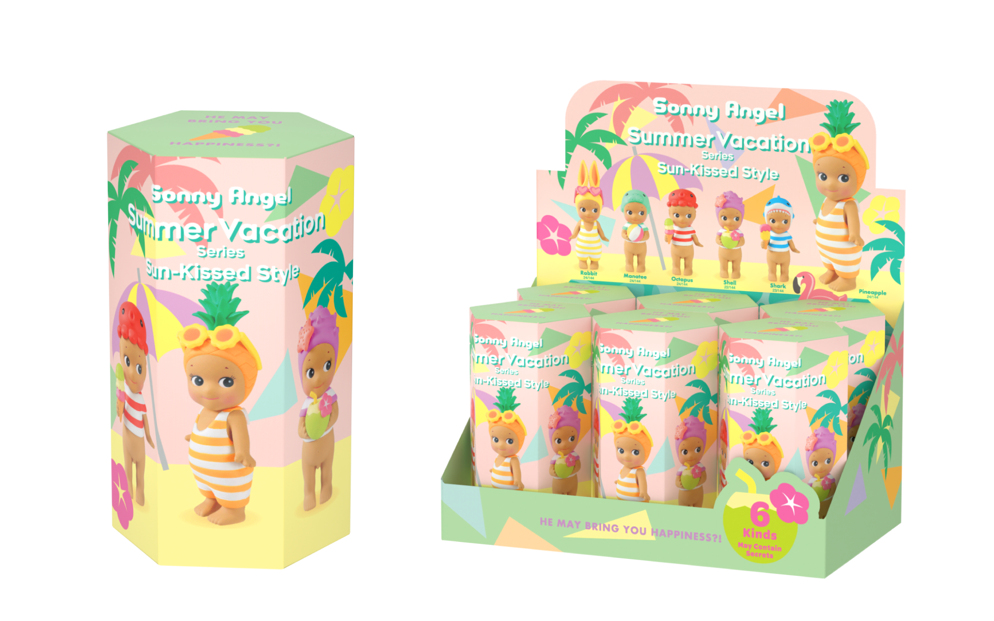 Sonny Angel Summer Vacation Series packaging