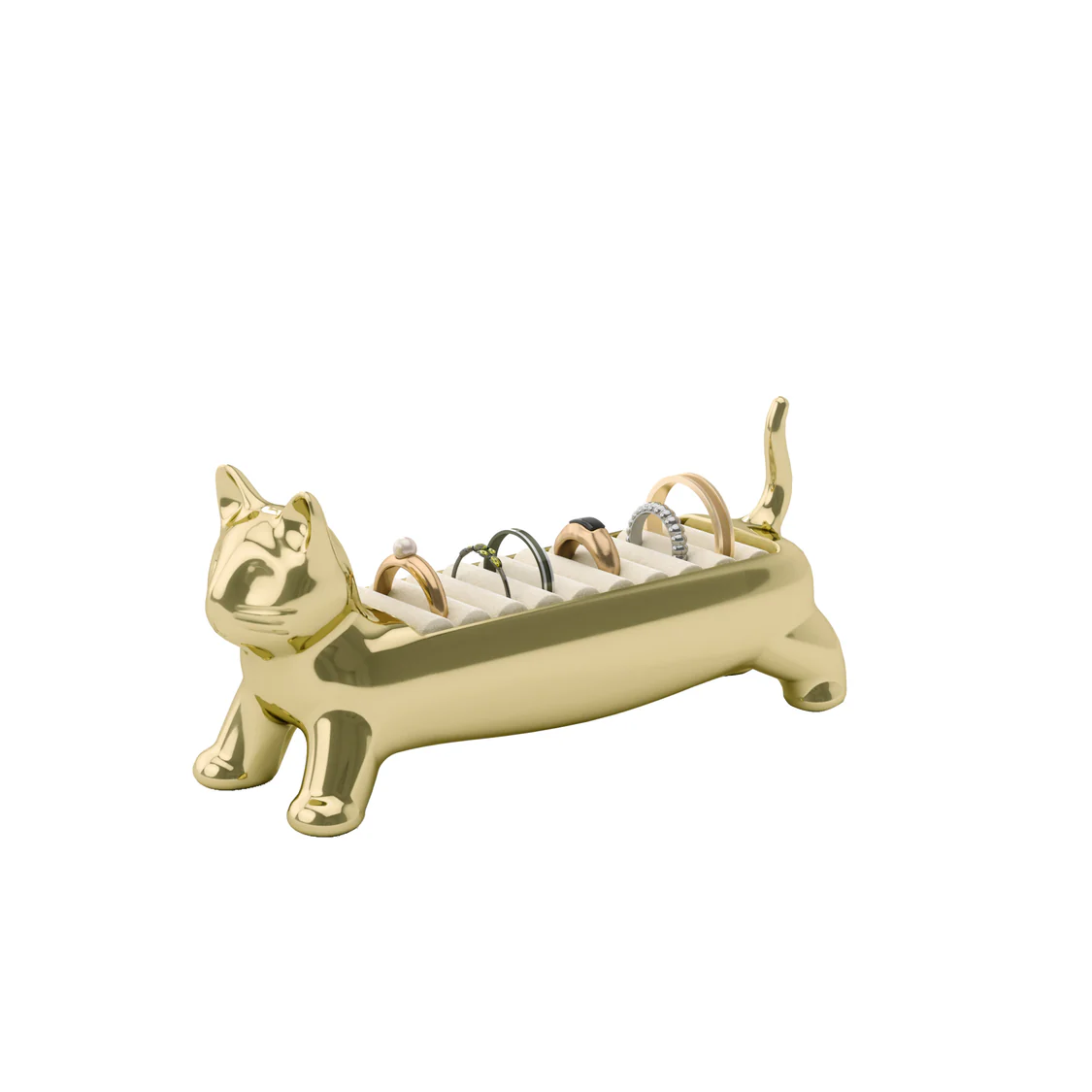 UMBRA - ALI CAT RING HOLDER | BRASS