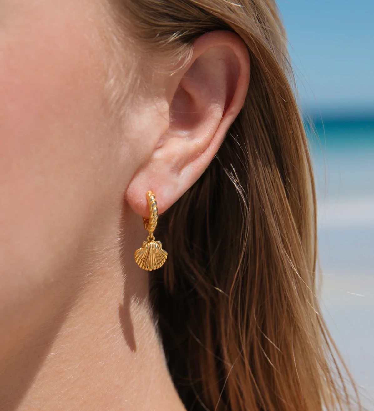 MTL - LAHANA HOOPS 18K GOLD VERMEIL