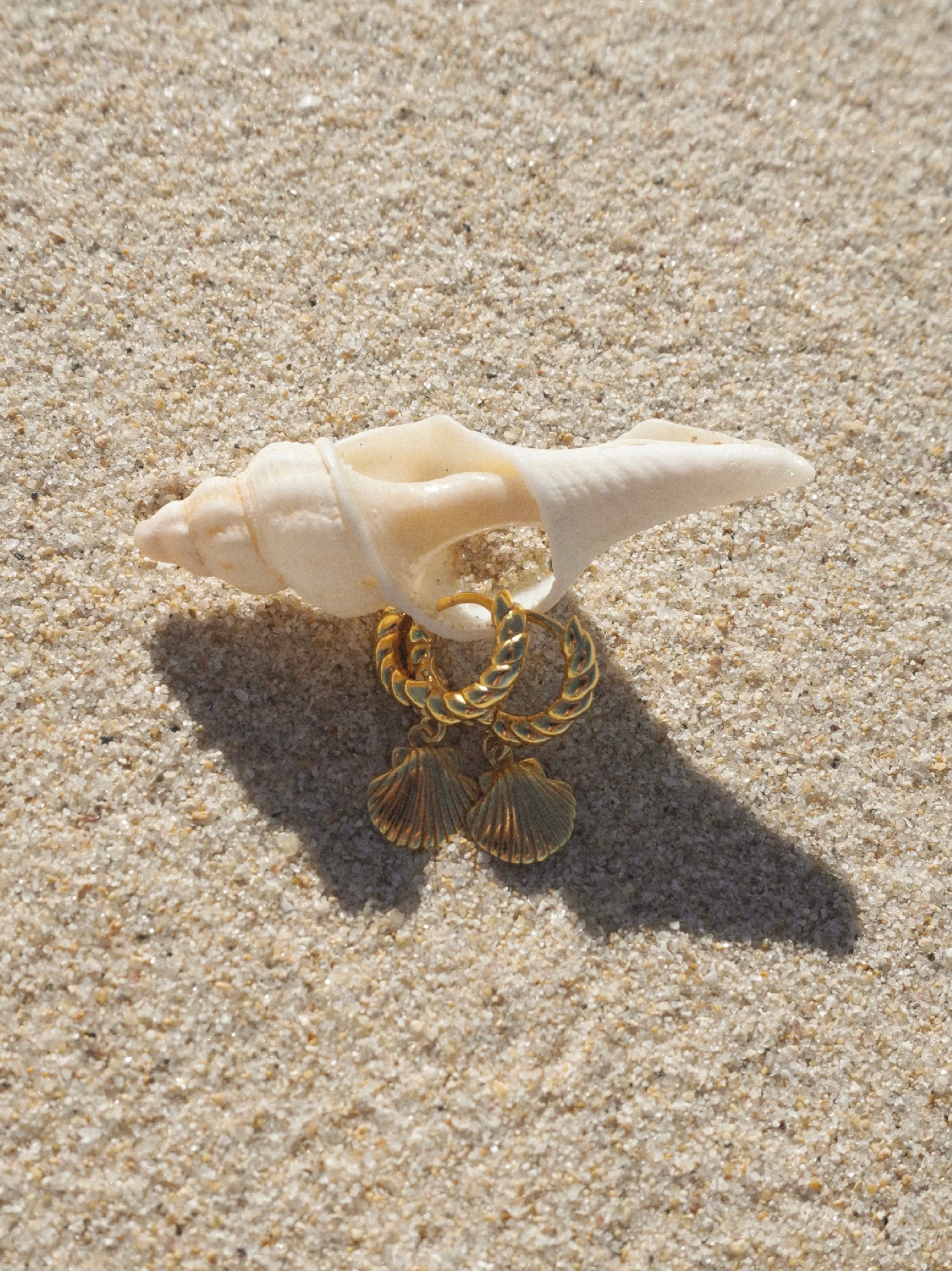 MTL - LAHANA HOOPS 18K GOLD VERMEIL