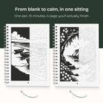 Still&Slow One Colour Colouring Book Ocean Edition