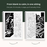 Still&Slow One Colour Colouring Book Original Edition