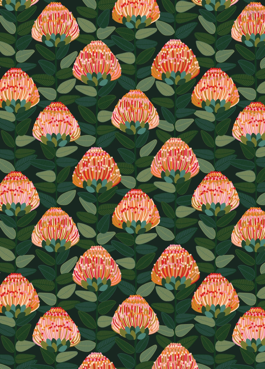 Christmas Australiana gift wrap design from the All Wrapped Up series