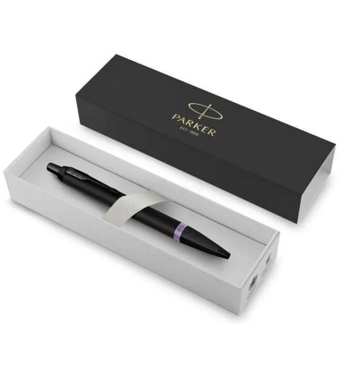 PARKER - IM VIBRANT RING PURPLE BALLPOINT PEN