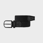 BILLYBELT Elastic Braided Belt All Black