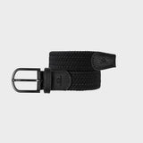 BILLYBELT Elastic Braided Belt All Black
