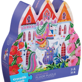 CROCODILE CREEK - CLASSIC FLOOR PUZZLE 36 PC | UNICORN CASTLE